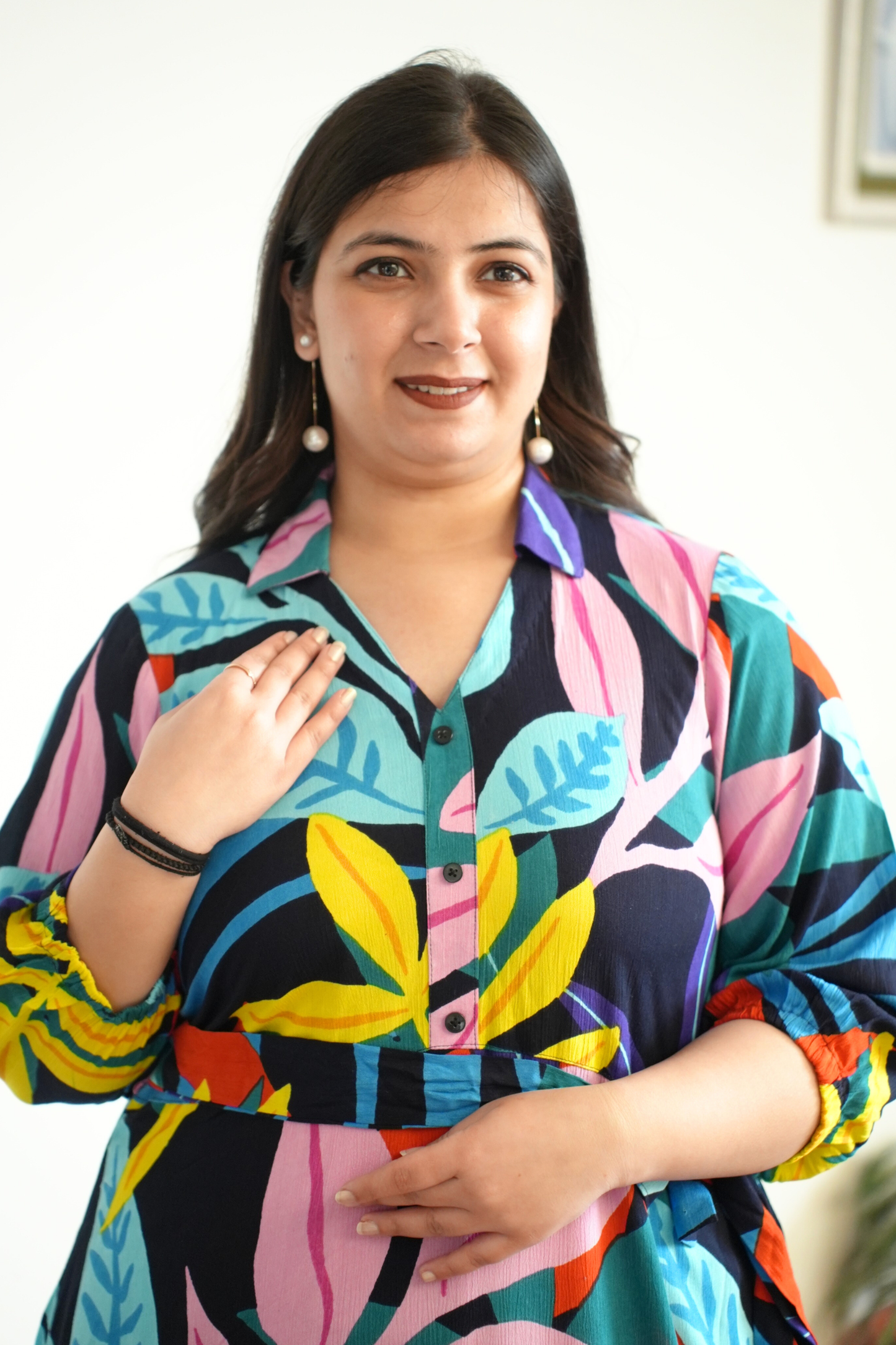 Autumn Carnival Tiered Maxi Dress