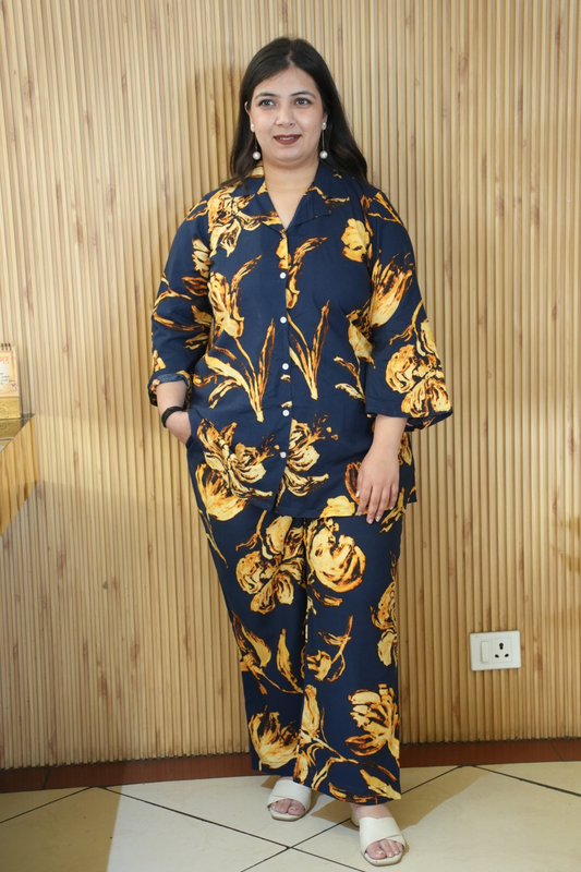 Autumn Noir Floral Co-ord Set