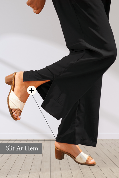 Black All Day Flared Pants