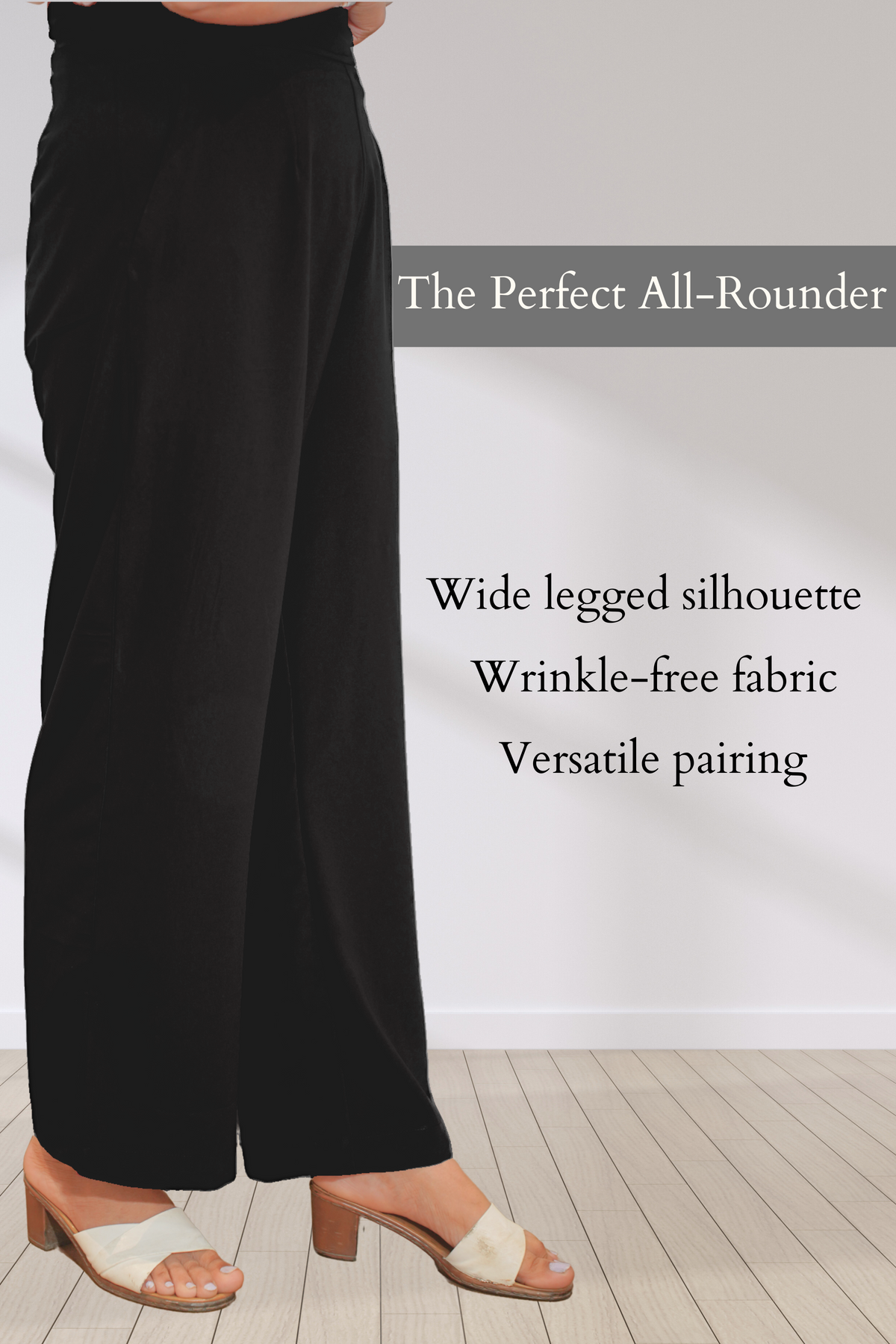 Black All Day Flared Pants
