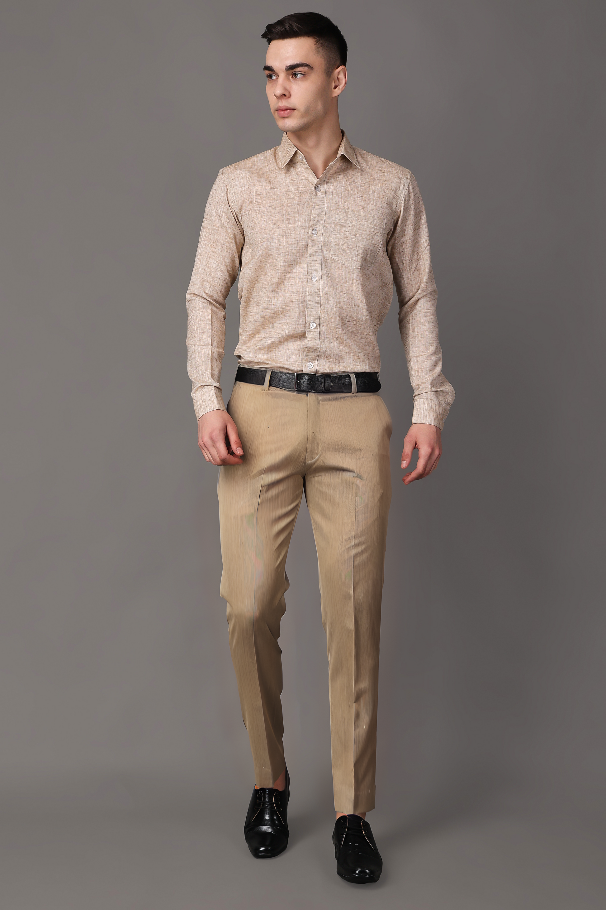 Mens Textured Trousers