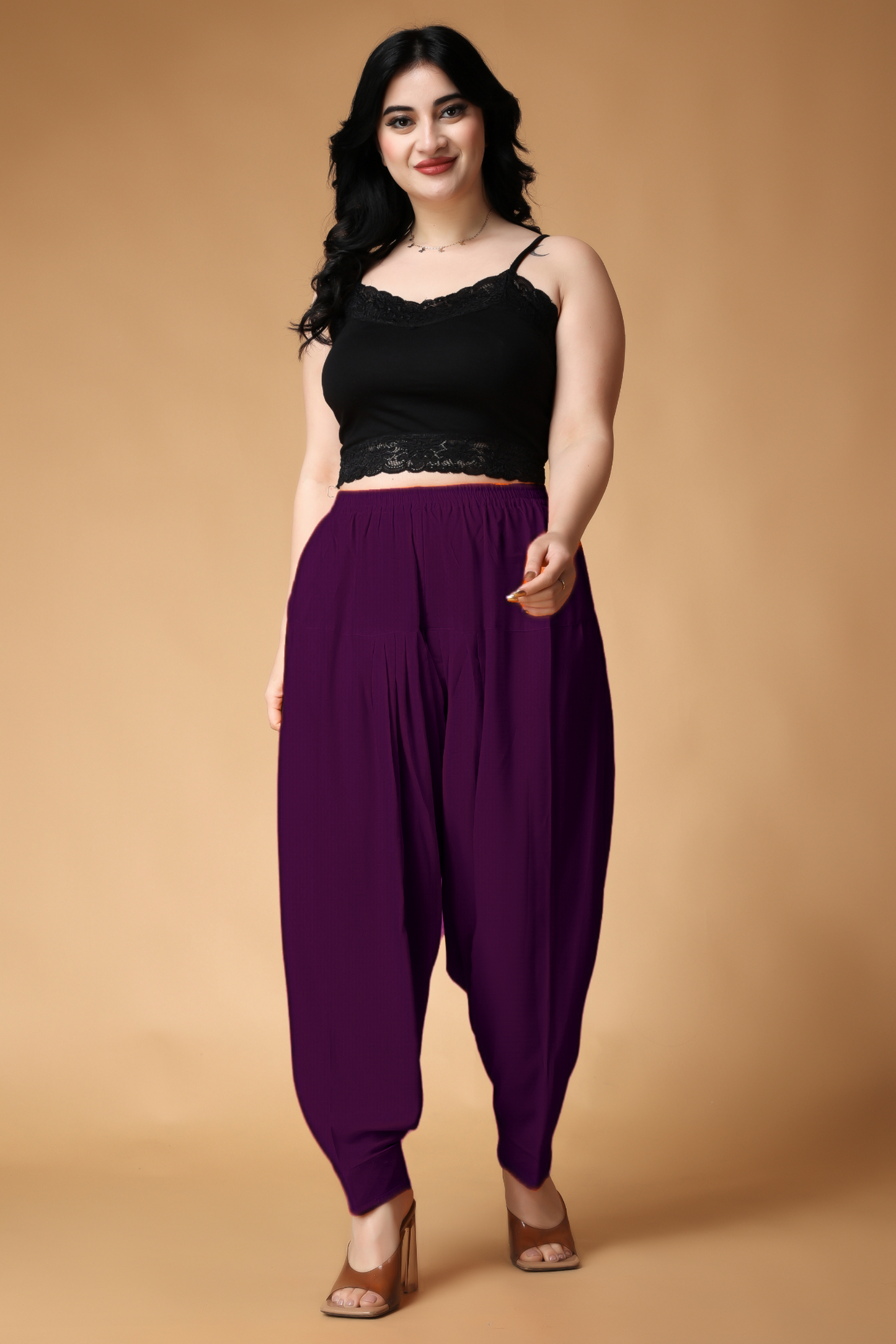 Buy Plus Size ​Straight Rayon Salwar Pants At Apella | Sizes XS to 10 XL | India | Free Delivery | Customized