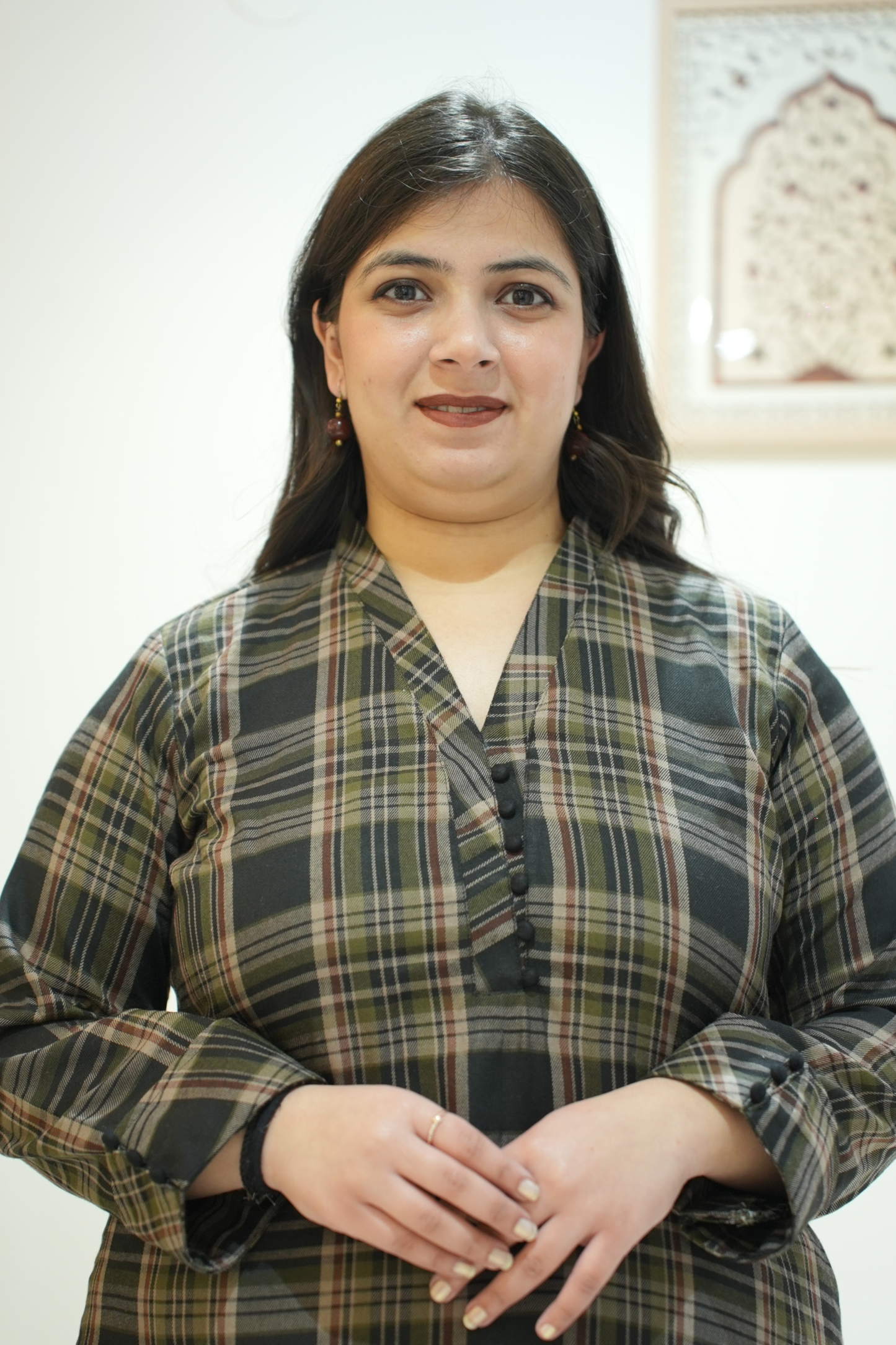 Walnut Ember Woollen Kurta Set