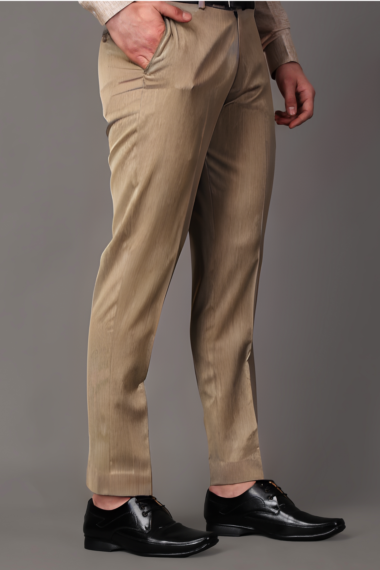 Mens Textured Trousers