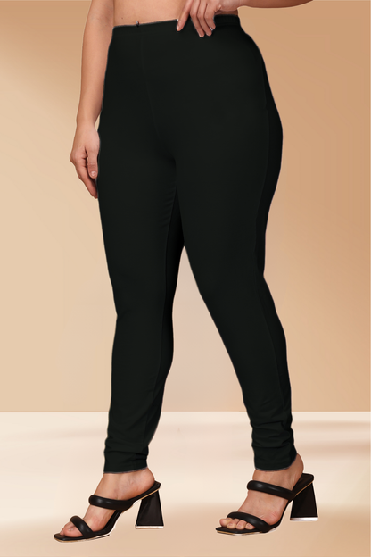 Black Cotton Legging