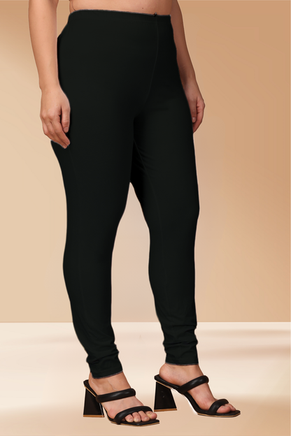 Black Cotton Legging