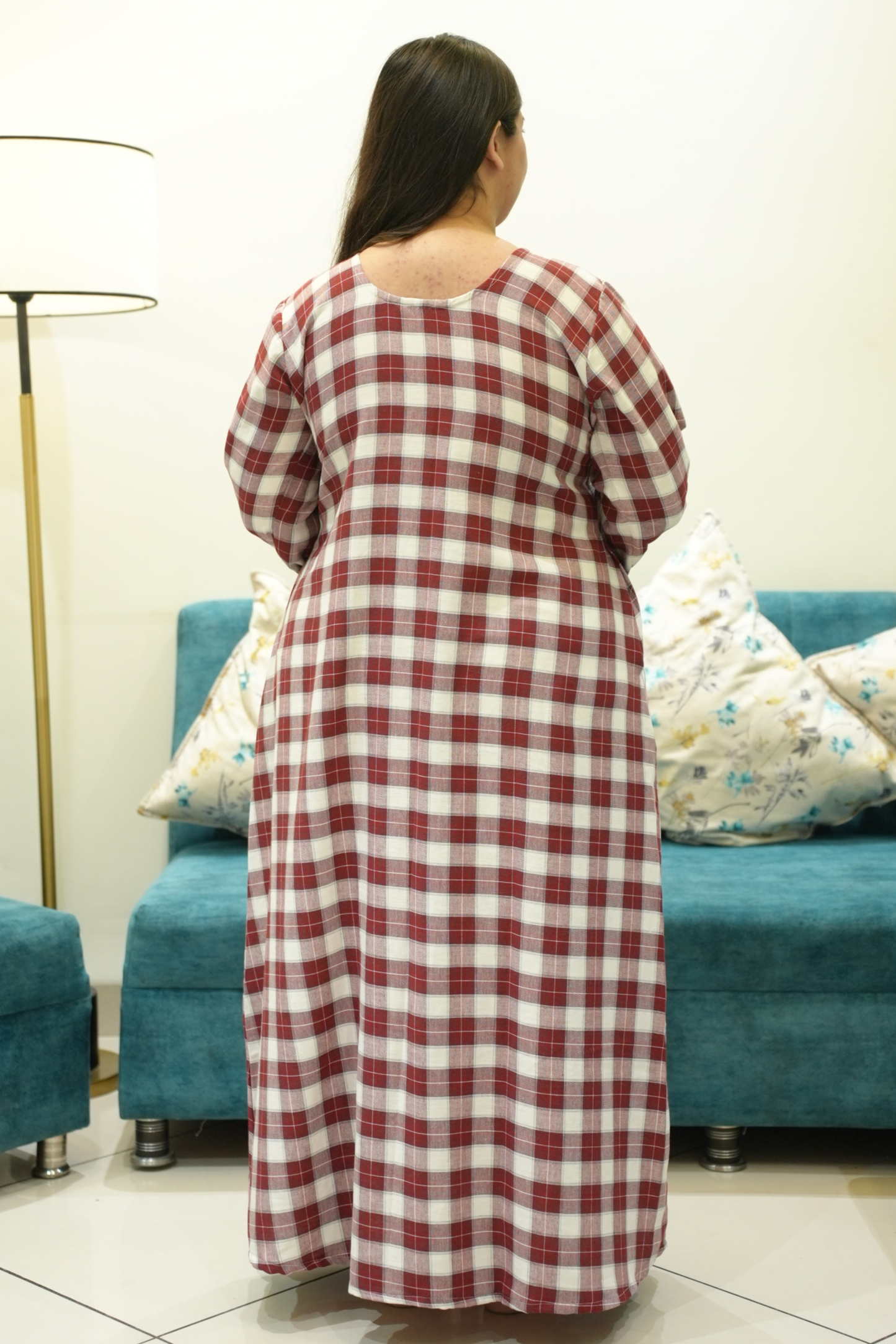 Rust Whisper Woollen Night Gown