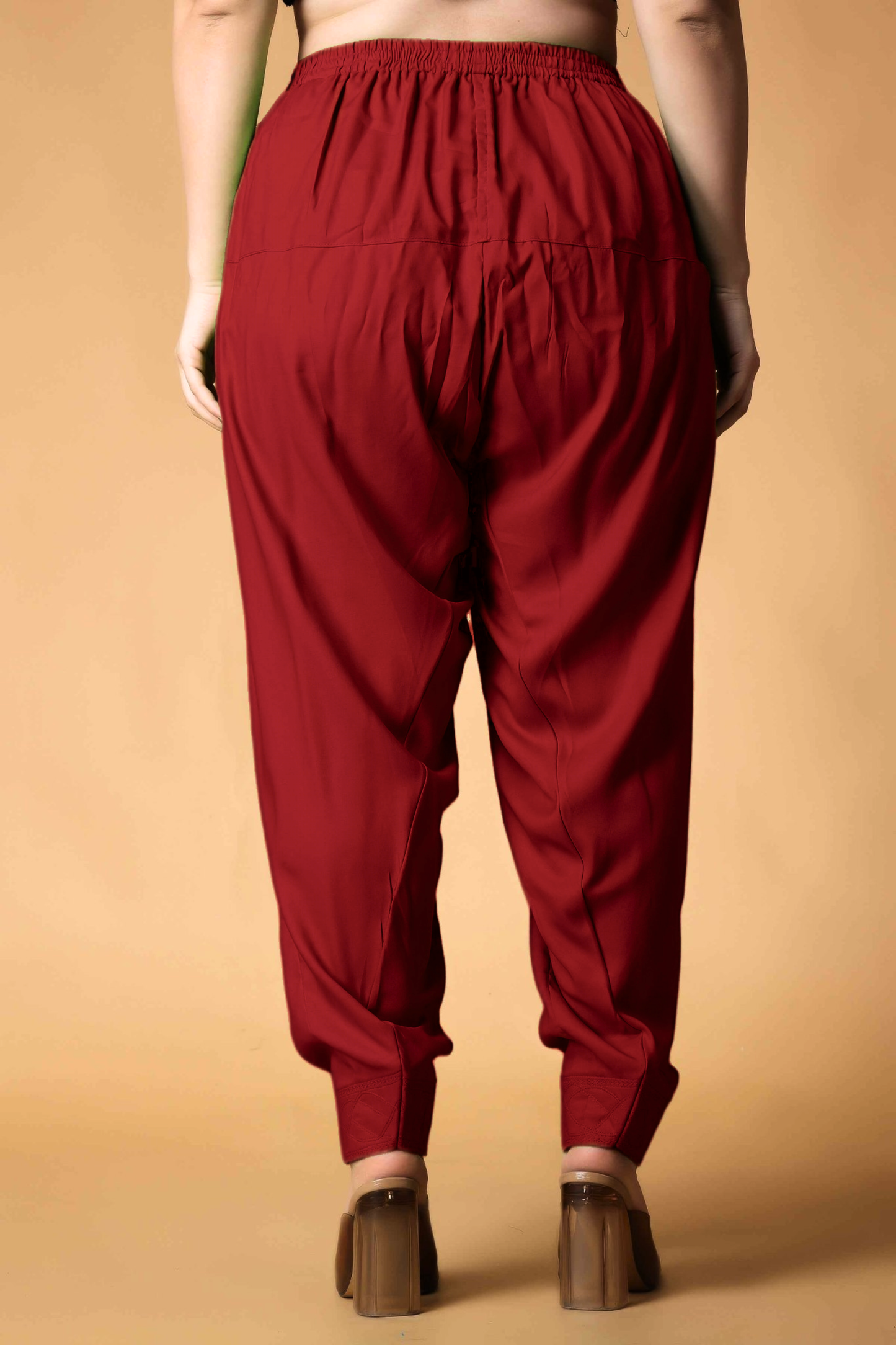 Pleated Rayon Salwar Pants