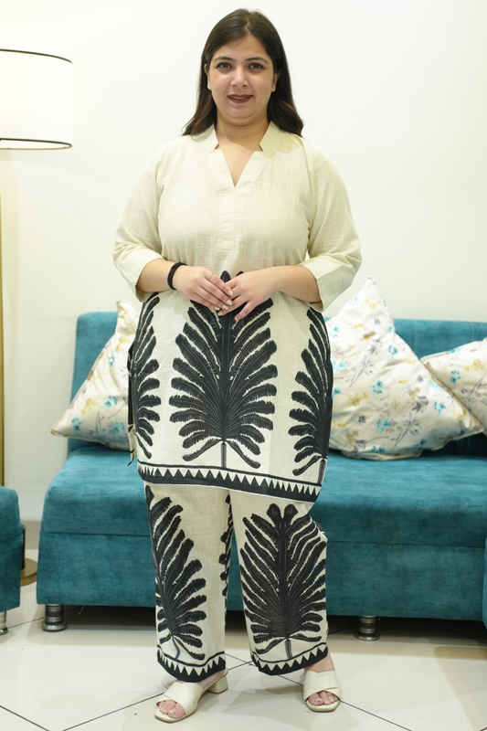 Ivory Canopy Linen Co-ord Set