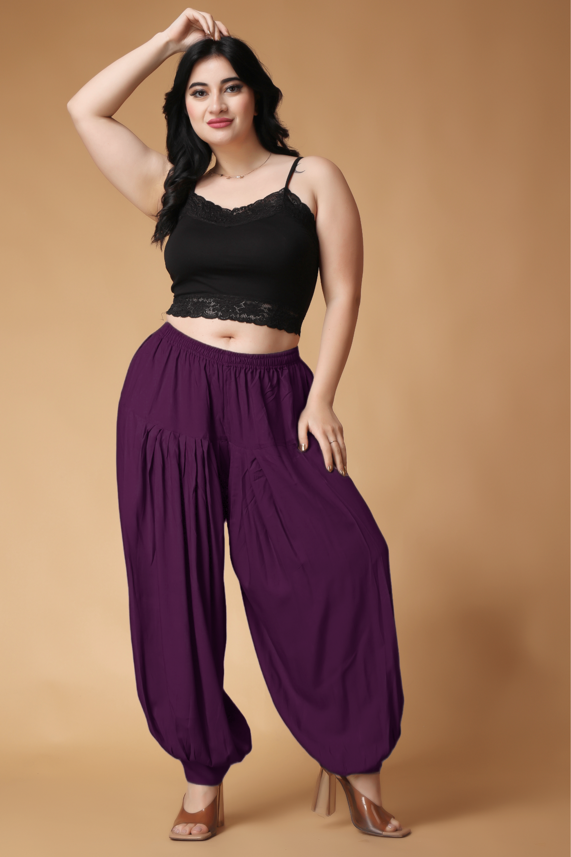 Buy Plus Size ​Rayon Afghani Salwar Pants At Apella | Sizes XS to 10 XL | India | Free Delivery | Customized
