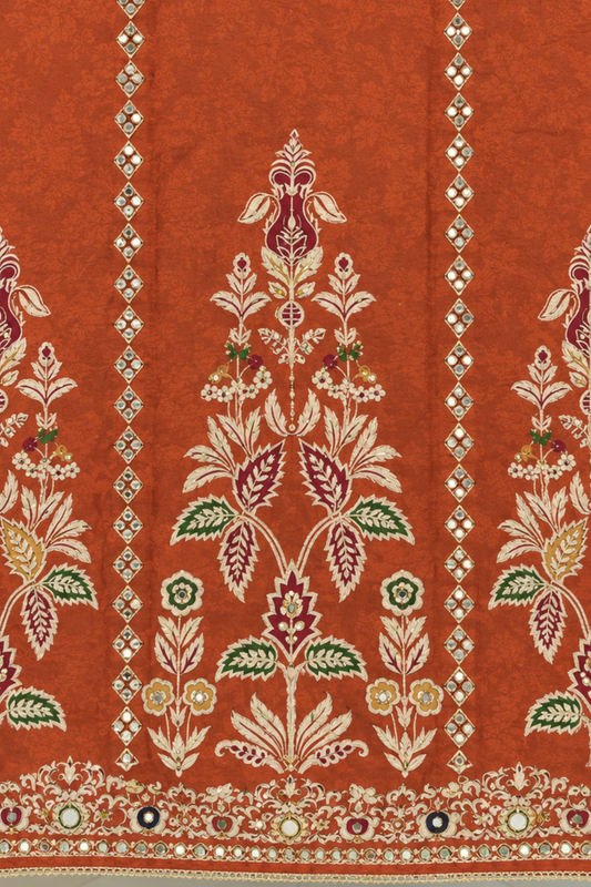 Aafreen Karachi Muslin Suit With Aari Work