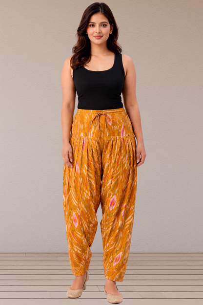 Amber Bloom Pleated Salwar