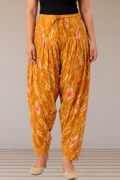Amber Bloom Pleated Salwar