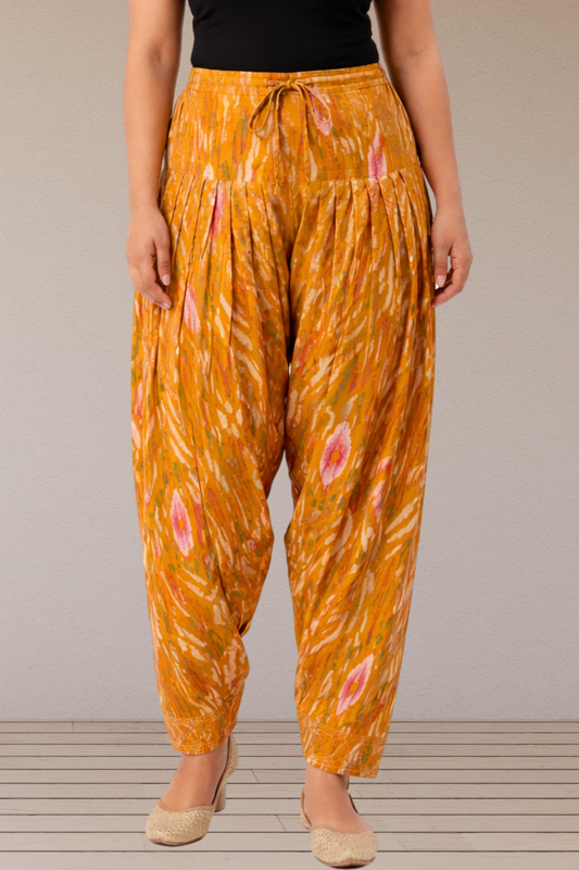 Amber Bloom Pleated Salwar