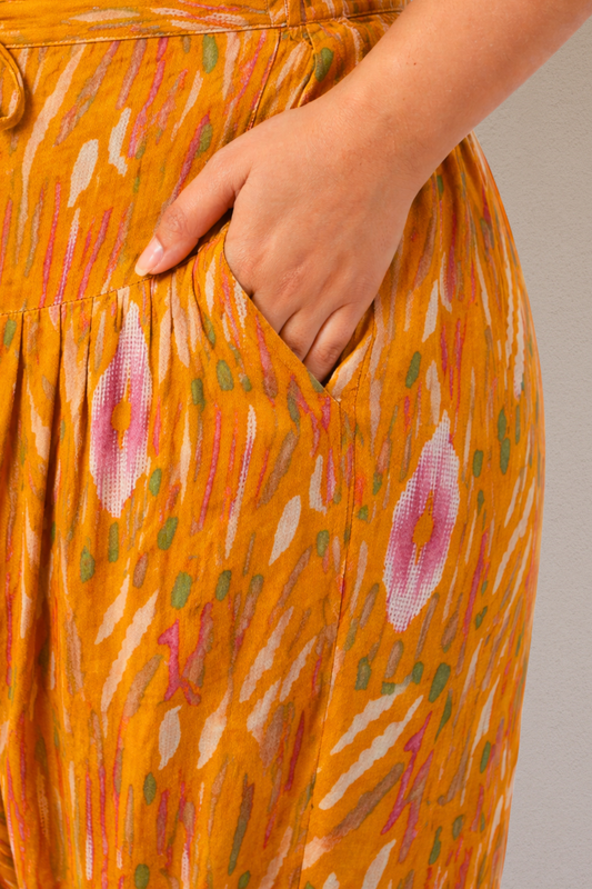 Amber Bloom Pleated Salwar