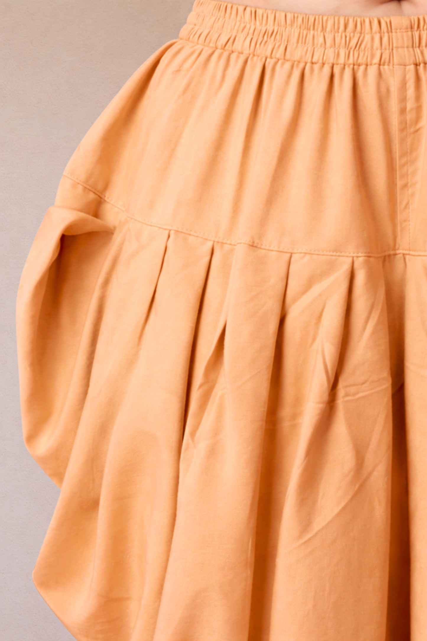 Apricot Belted Dhoti Salwar