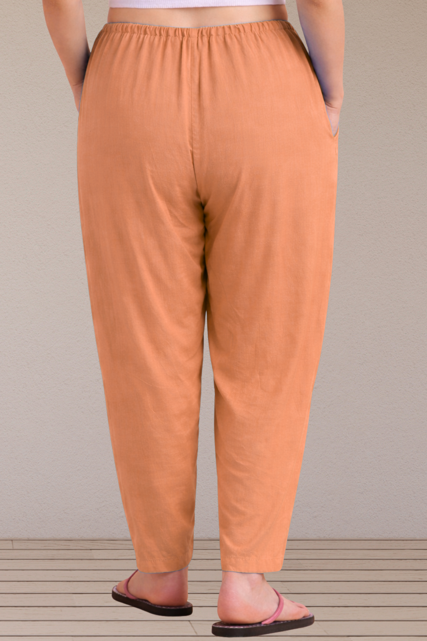 Apricot Easy Fit Rayon Maternity Salwar