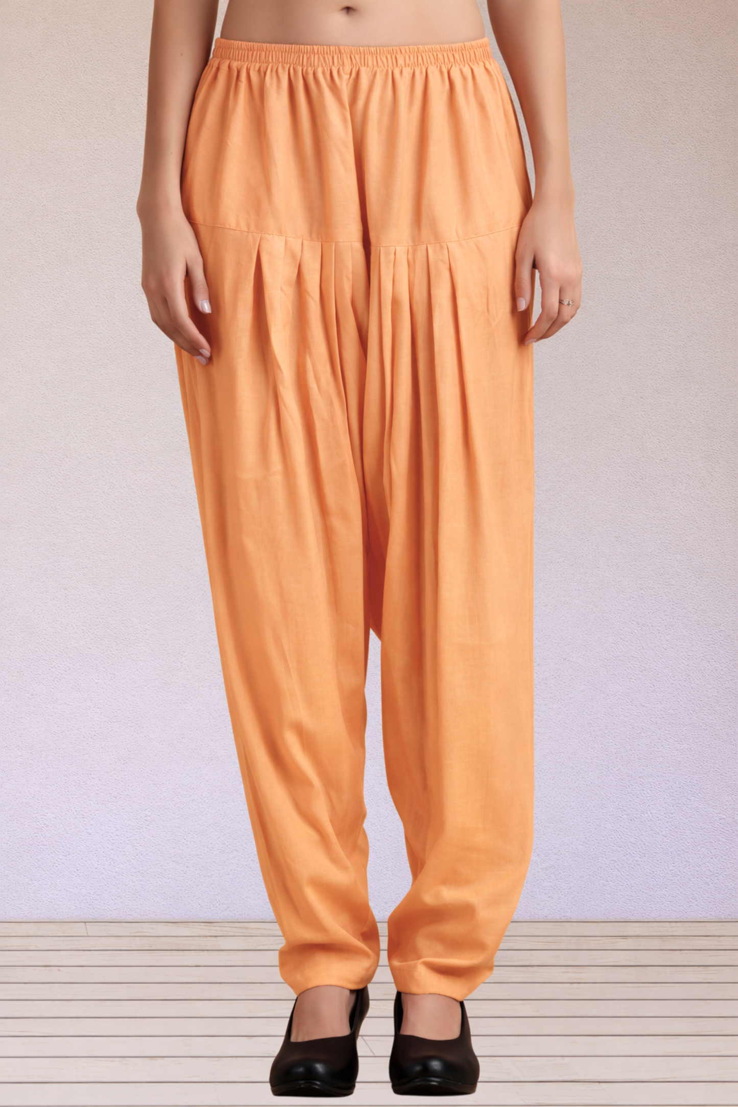 Apricot Easy Fit Rayon Salwar