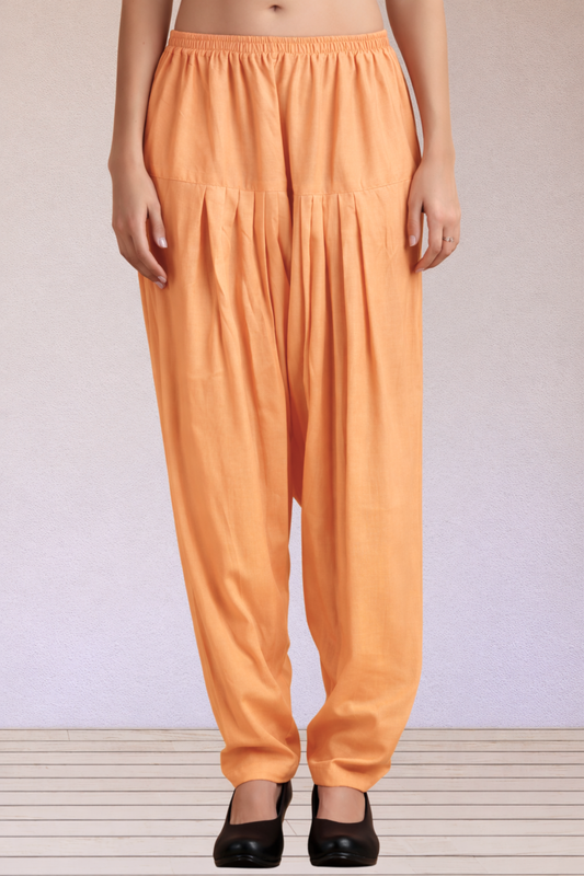 Apricot Easy Fit Rayon Salwar