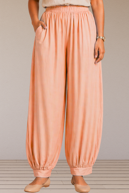 Apricot Rayon Afghani Pants