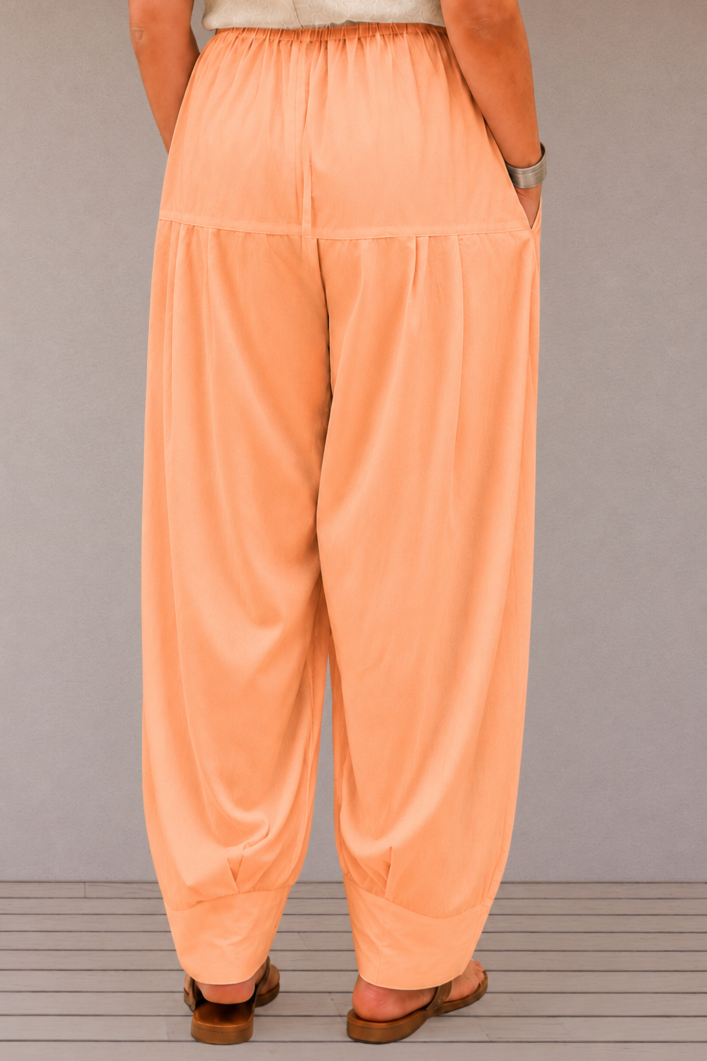 Apricot Rayon Farshi Salwar