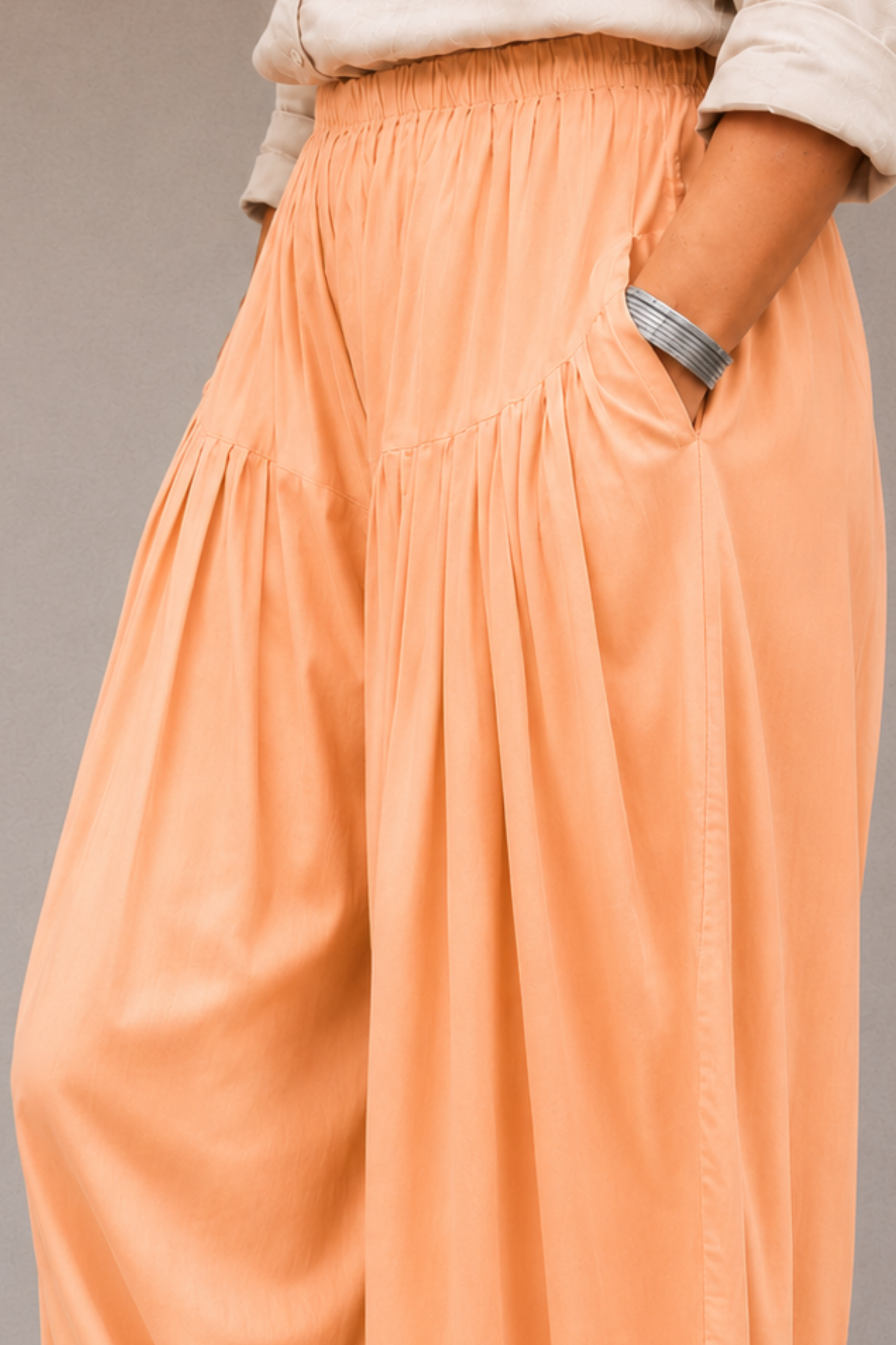 Apricot Rayon Farshi Salwar