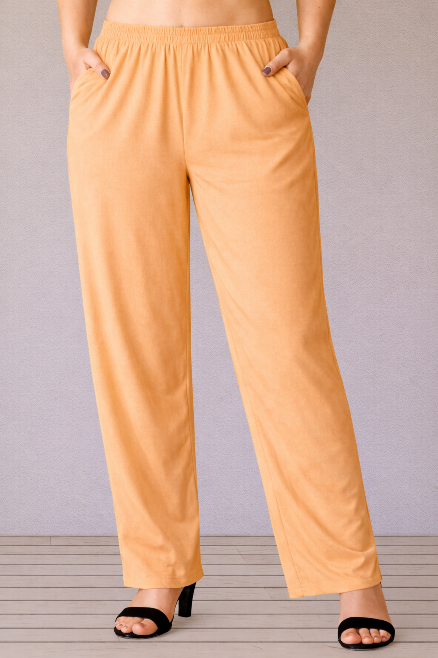 Apricot Rayon Kurti Pant