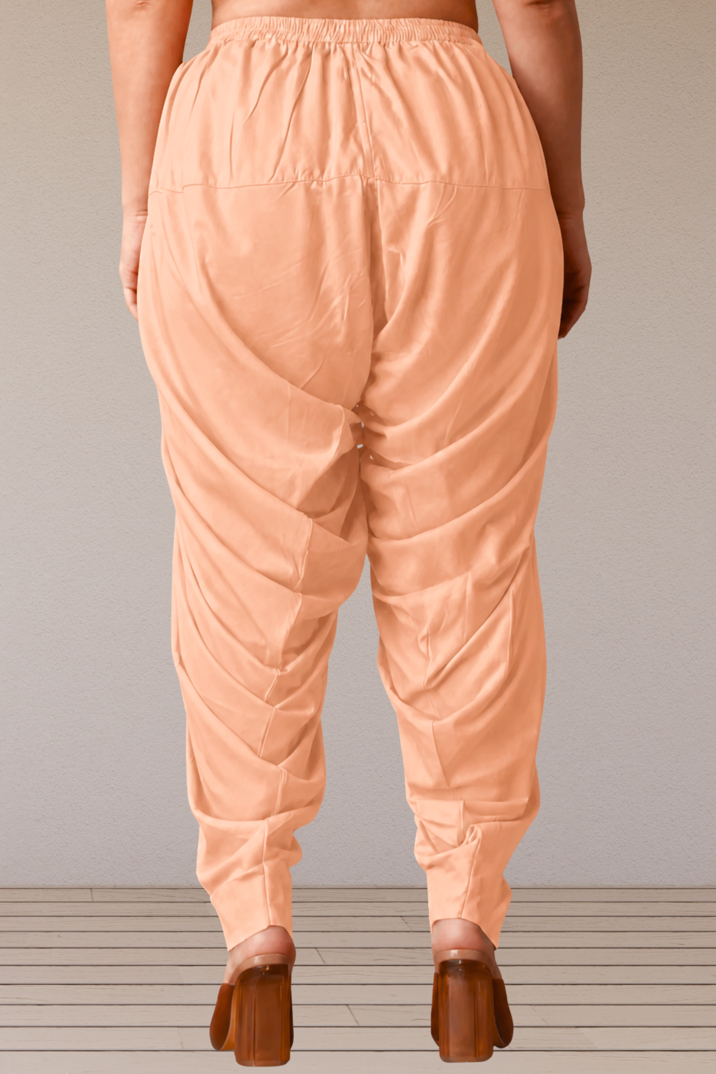 Apricot Rayon Patiala Salwar