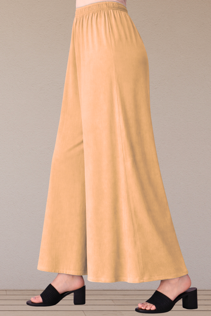 Apricot Rayon Skirt Palazzo