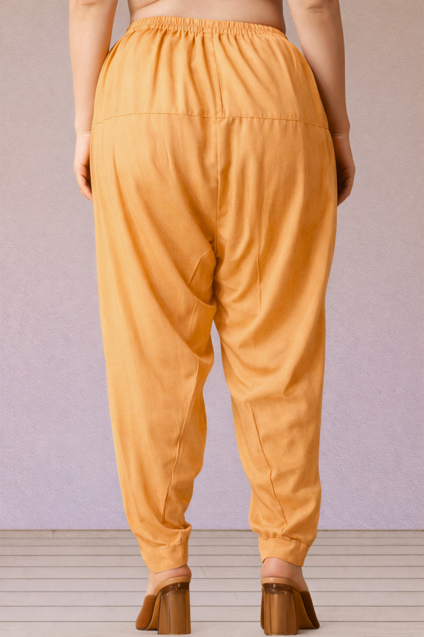 Apricot Straight Rayon Salwar Pants