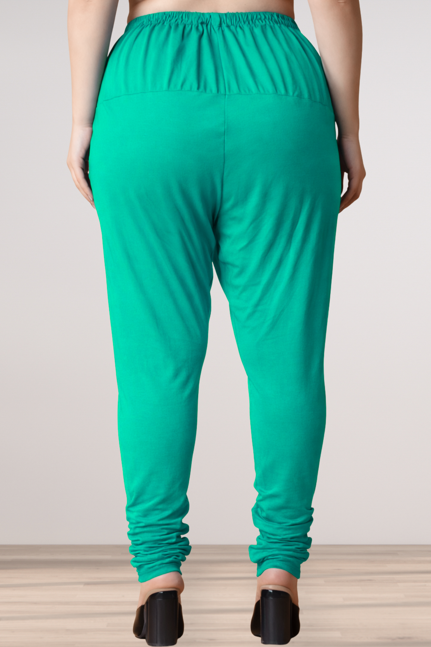Aquamarine Cotton Churidar Pants