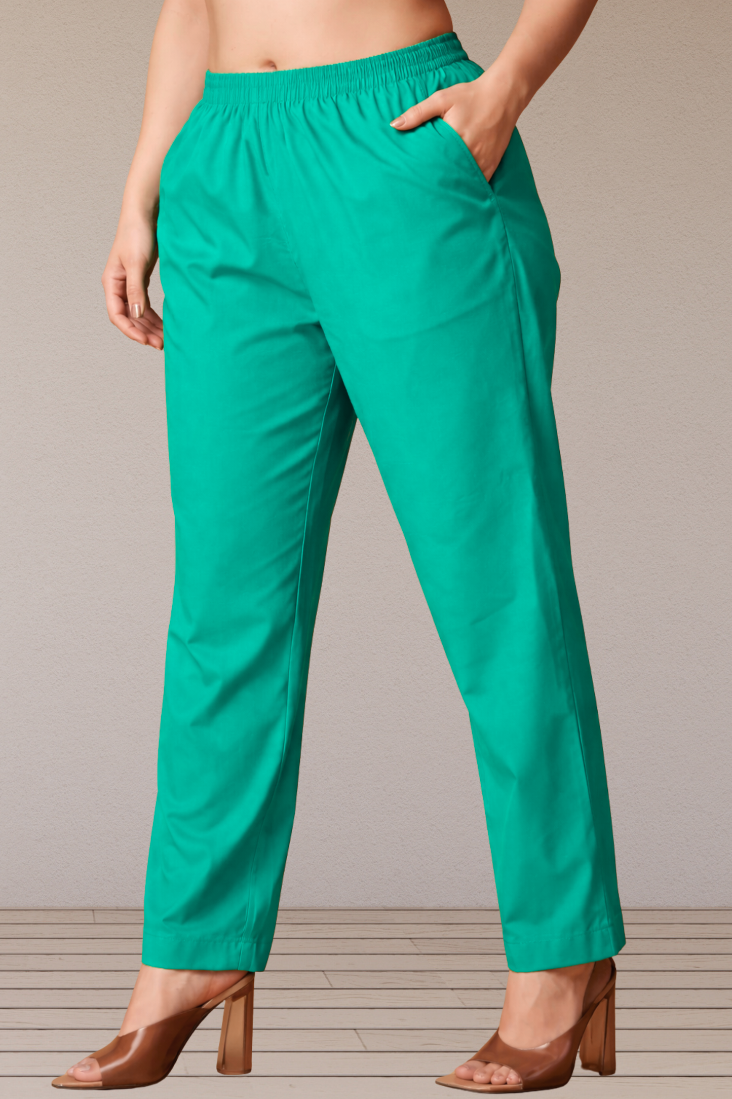 Aquamarine Cotton Kurti Pant