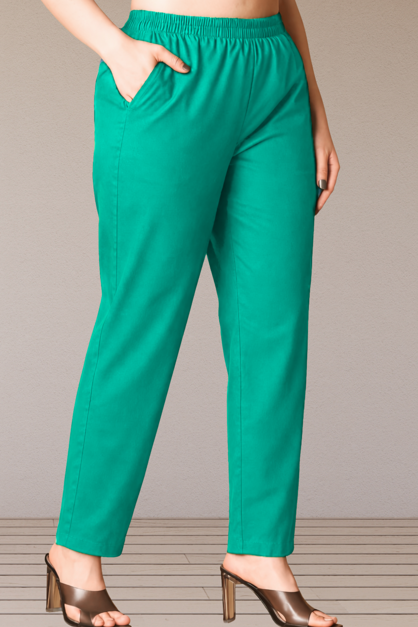 Aquamarine Cotton Kurti Pant