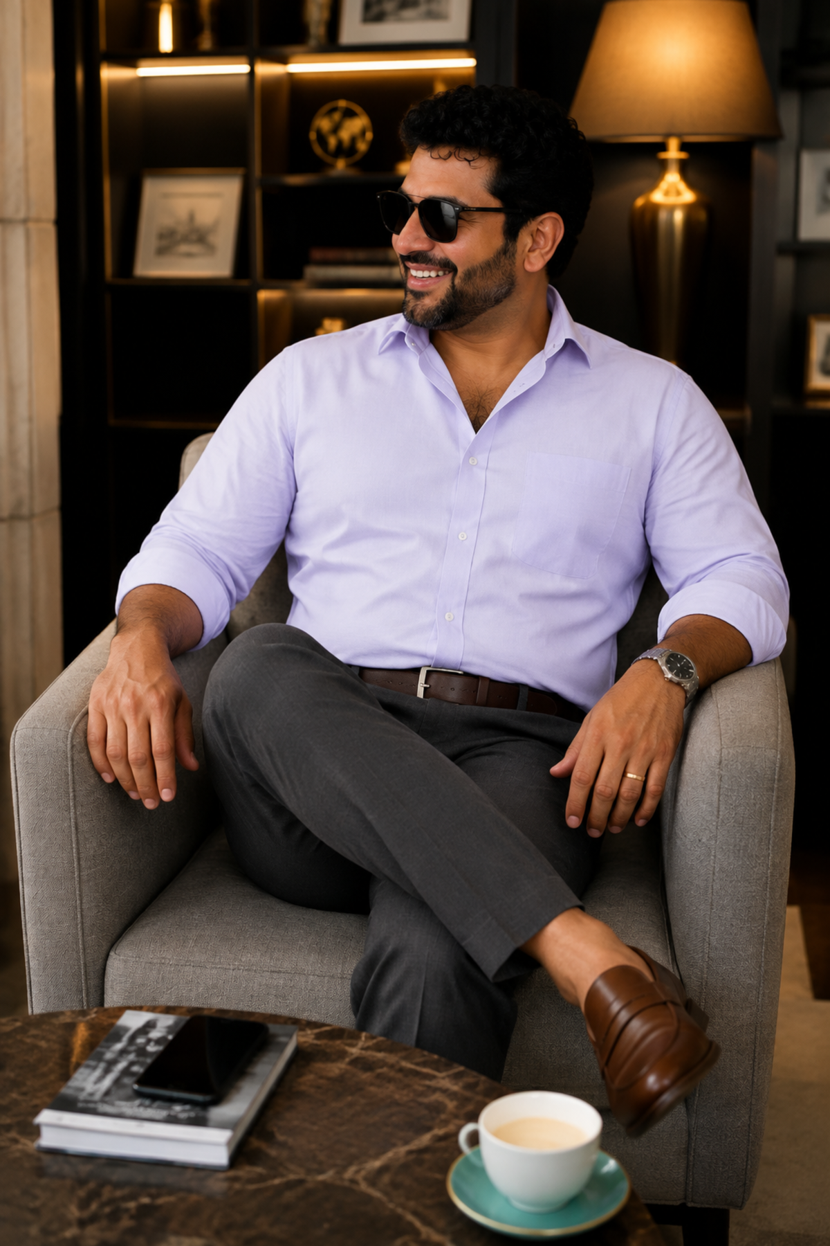 Arctic Mist Formal Cotton Shirt