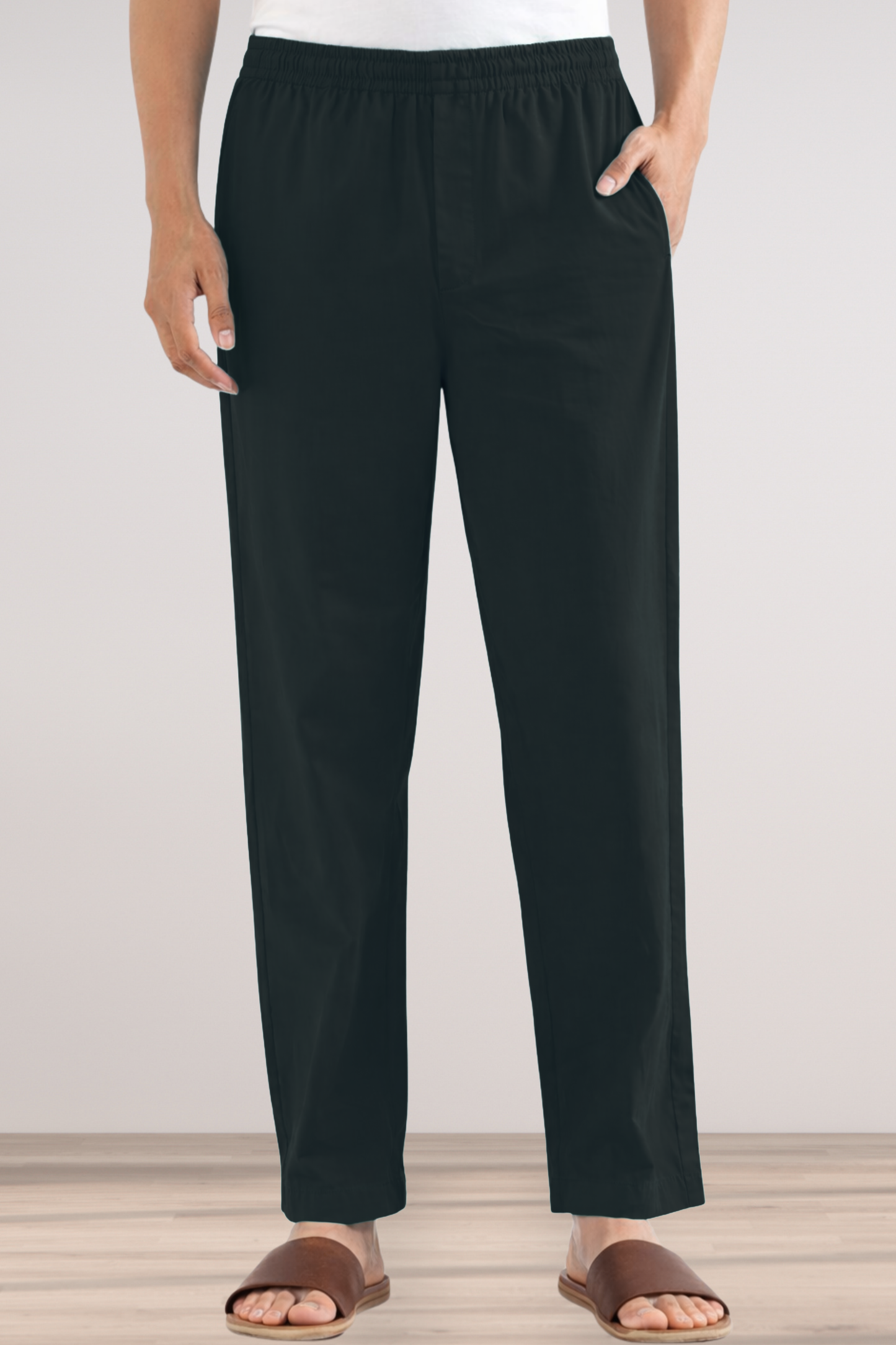 Black Cotton Pant Pajama