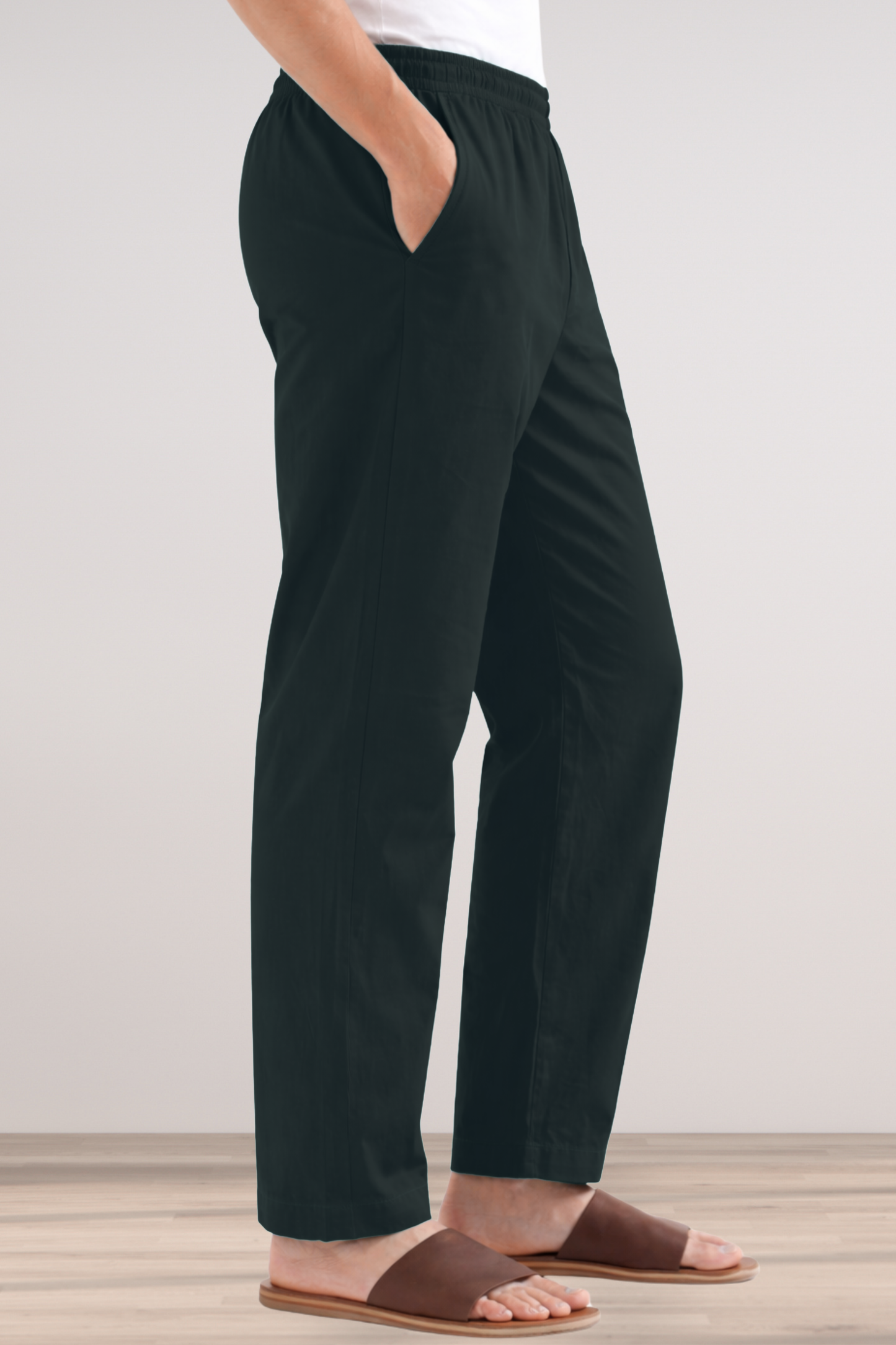 Black Cotton Pant Pajama