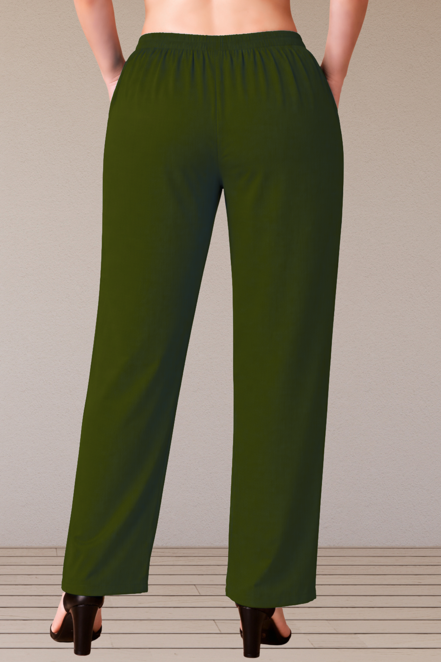 Mehendi Green Rayon Kurti Pant