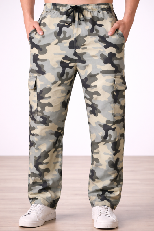 Army Print Cotton Cargo