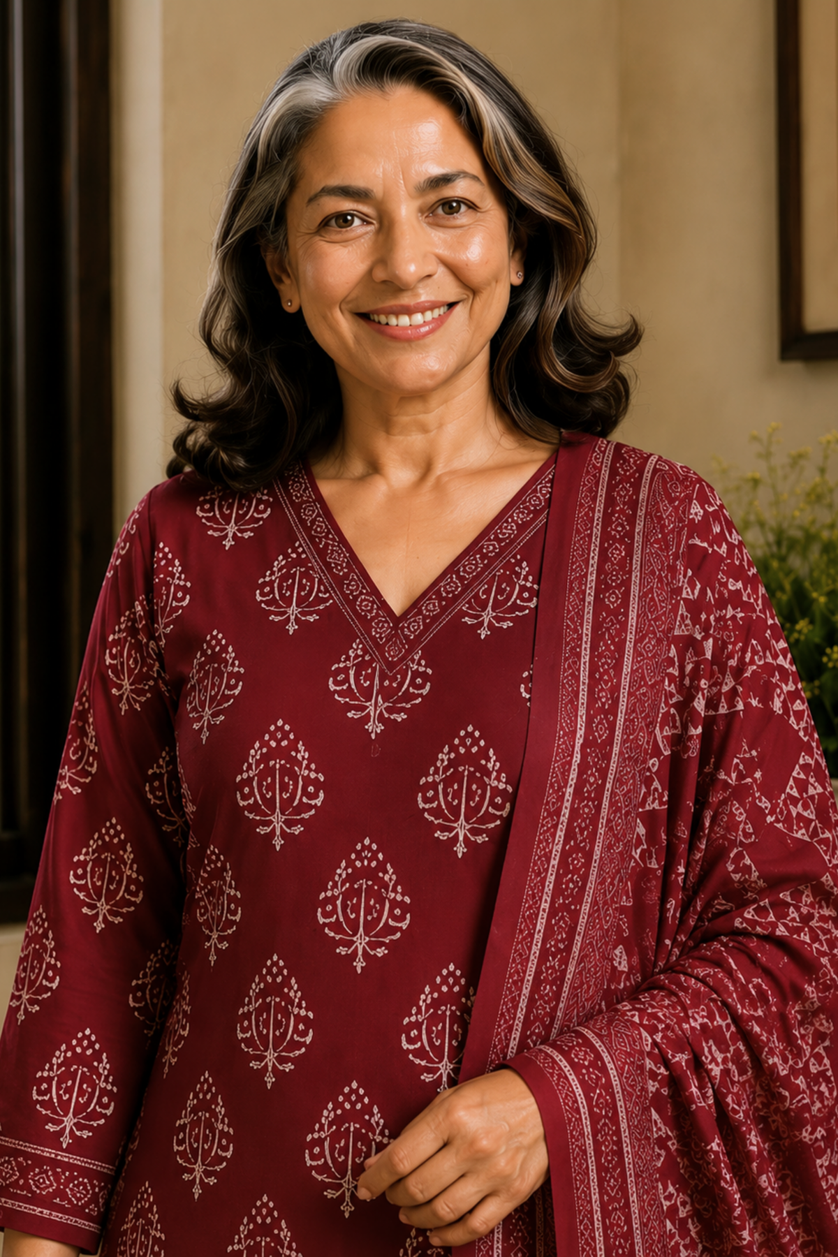 Arunima Block Printed Cotton Suit