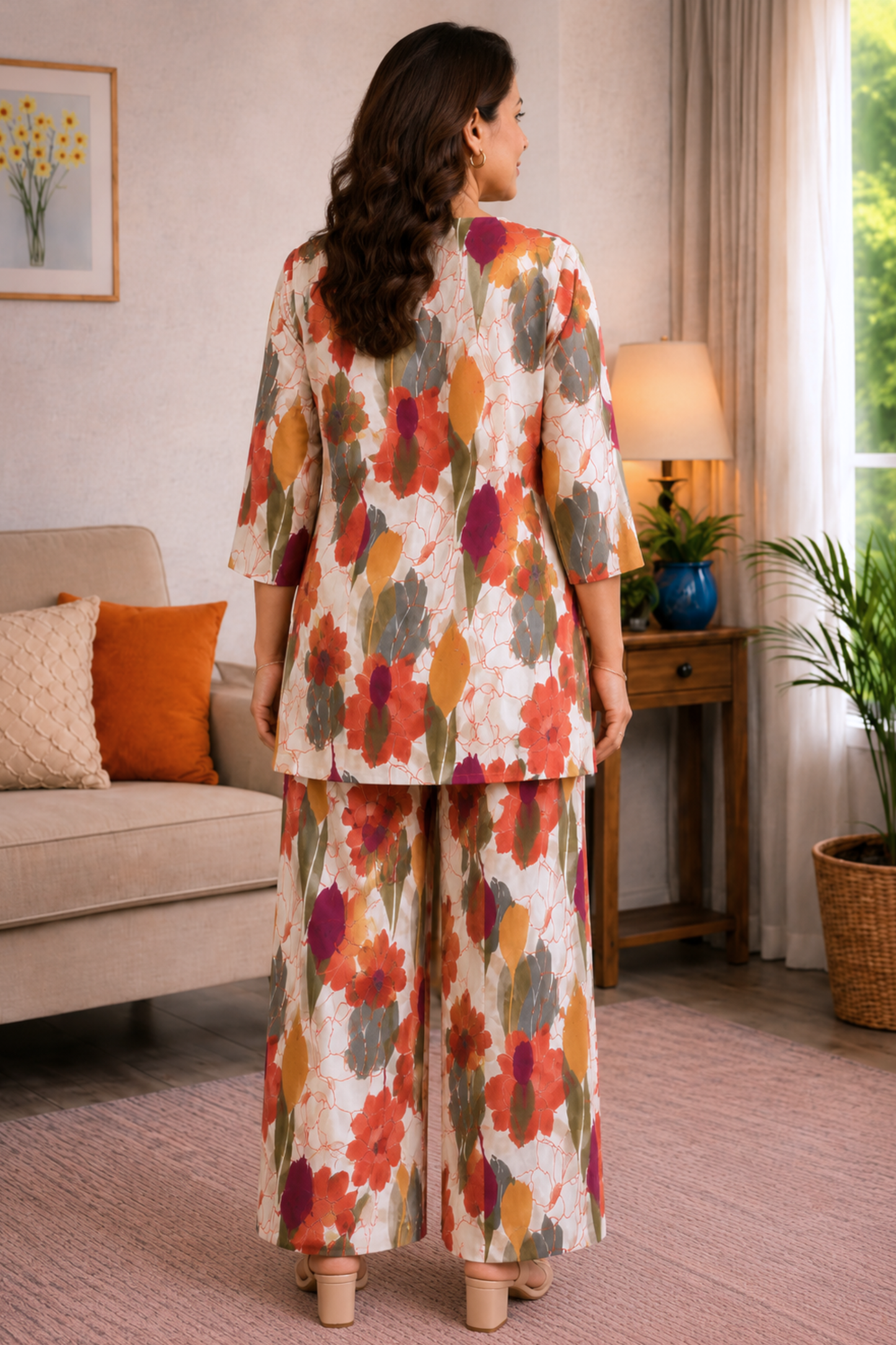 Autumn Flora Cotton Co-ord Set