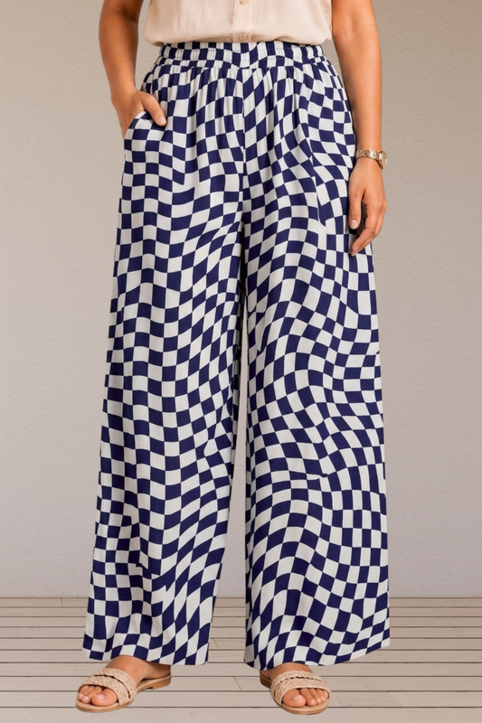 Azure Mirage Rayon Lounge Pants