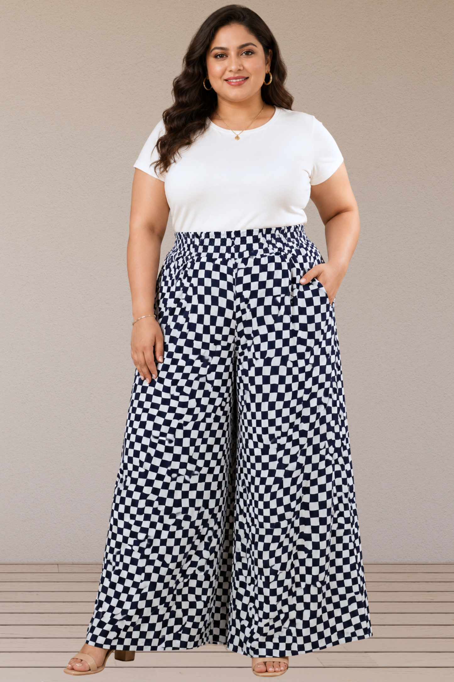 Azure Mirage Rayon Lounge Pants