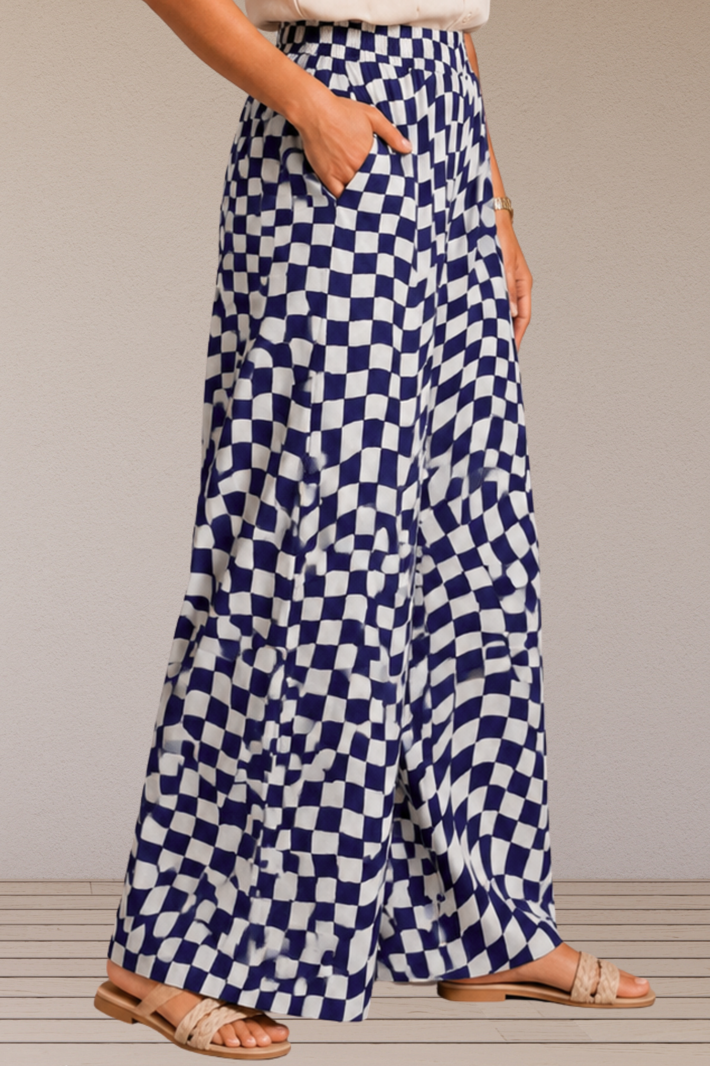 Azure Mirage Rayon Lounge Pants