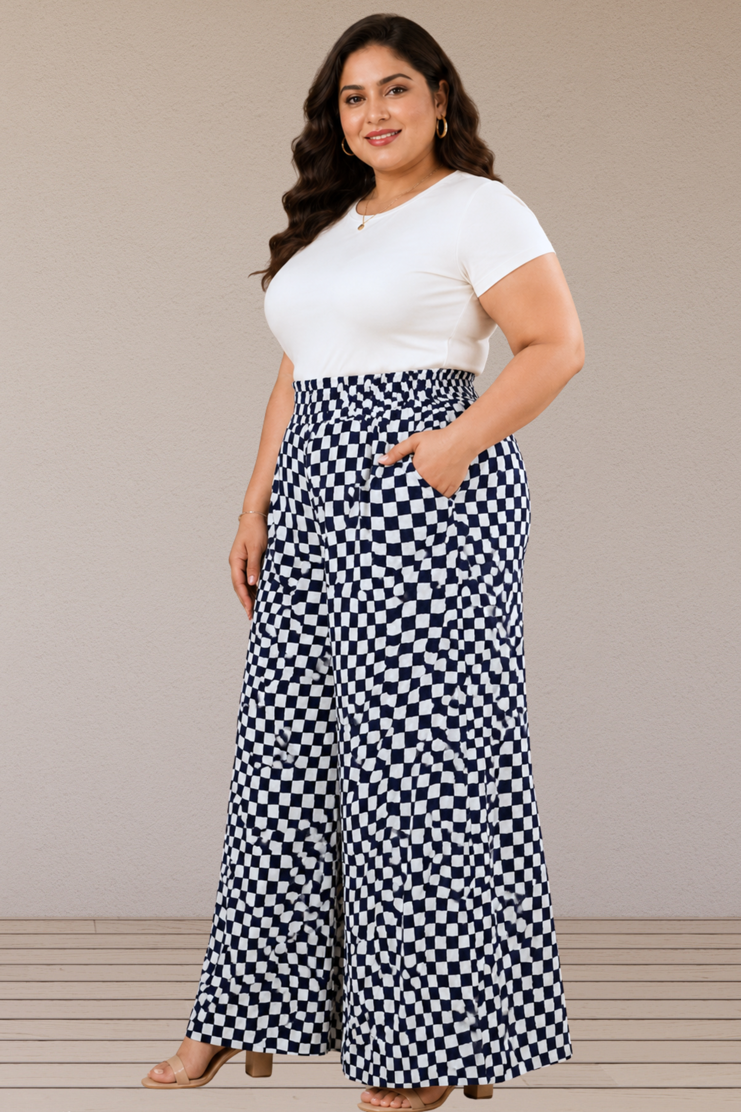 Azure Mirage Rayon Lounge Pants
