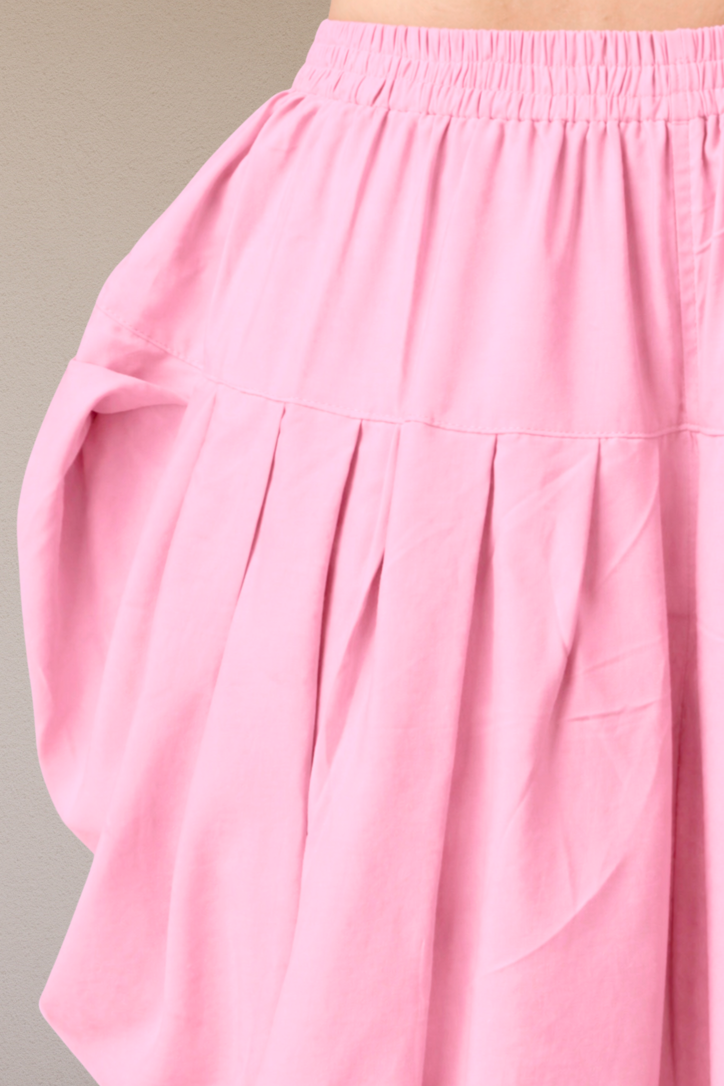 Baby Pink Belted Dhoti Salwar