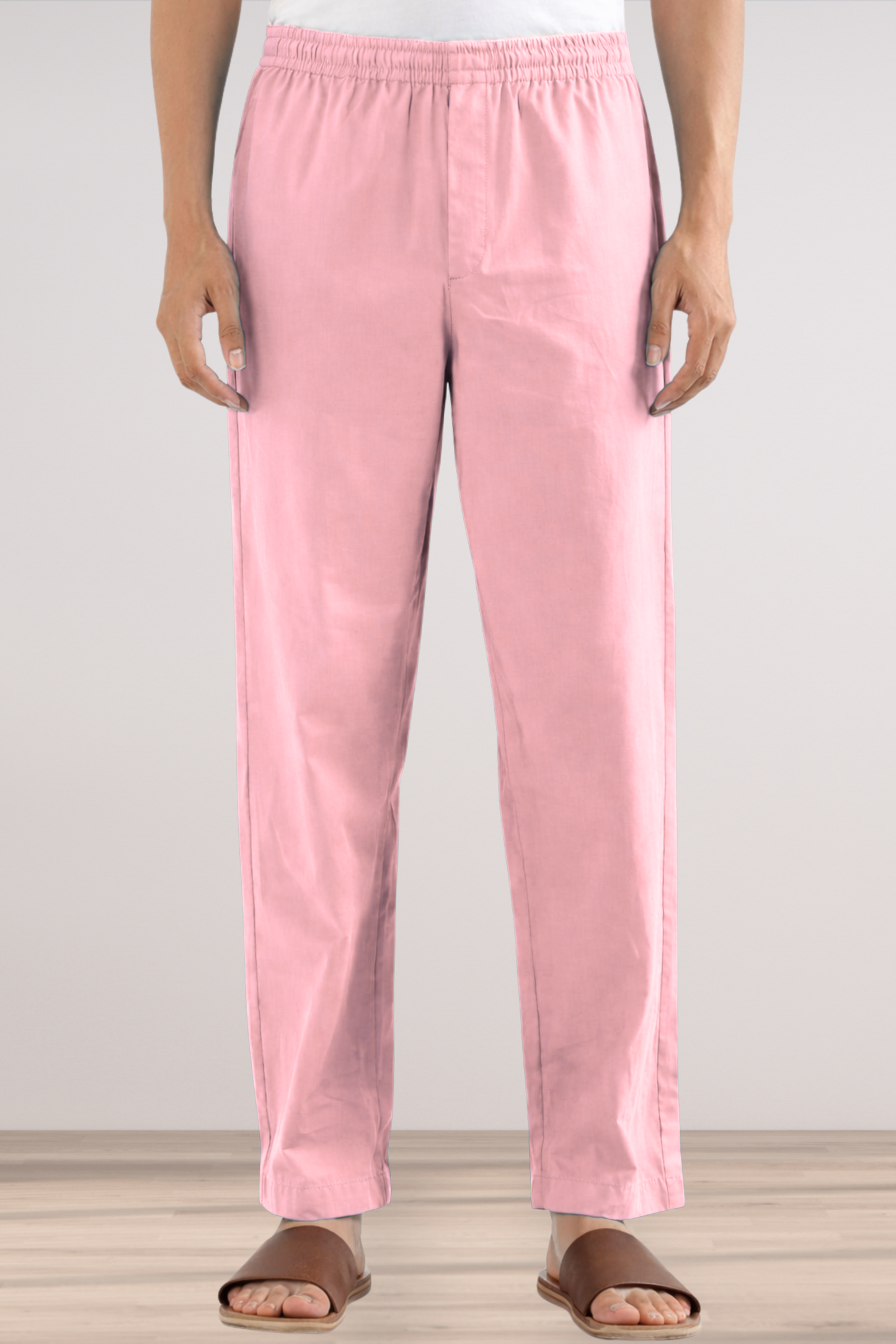 Baby Pink Cotton Pant Pajama