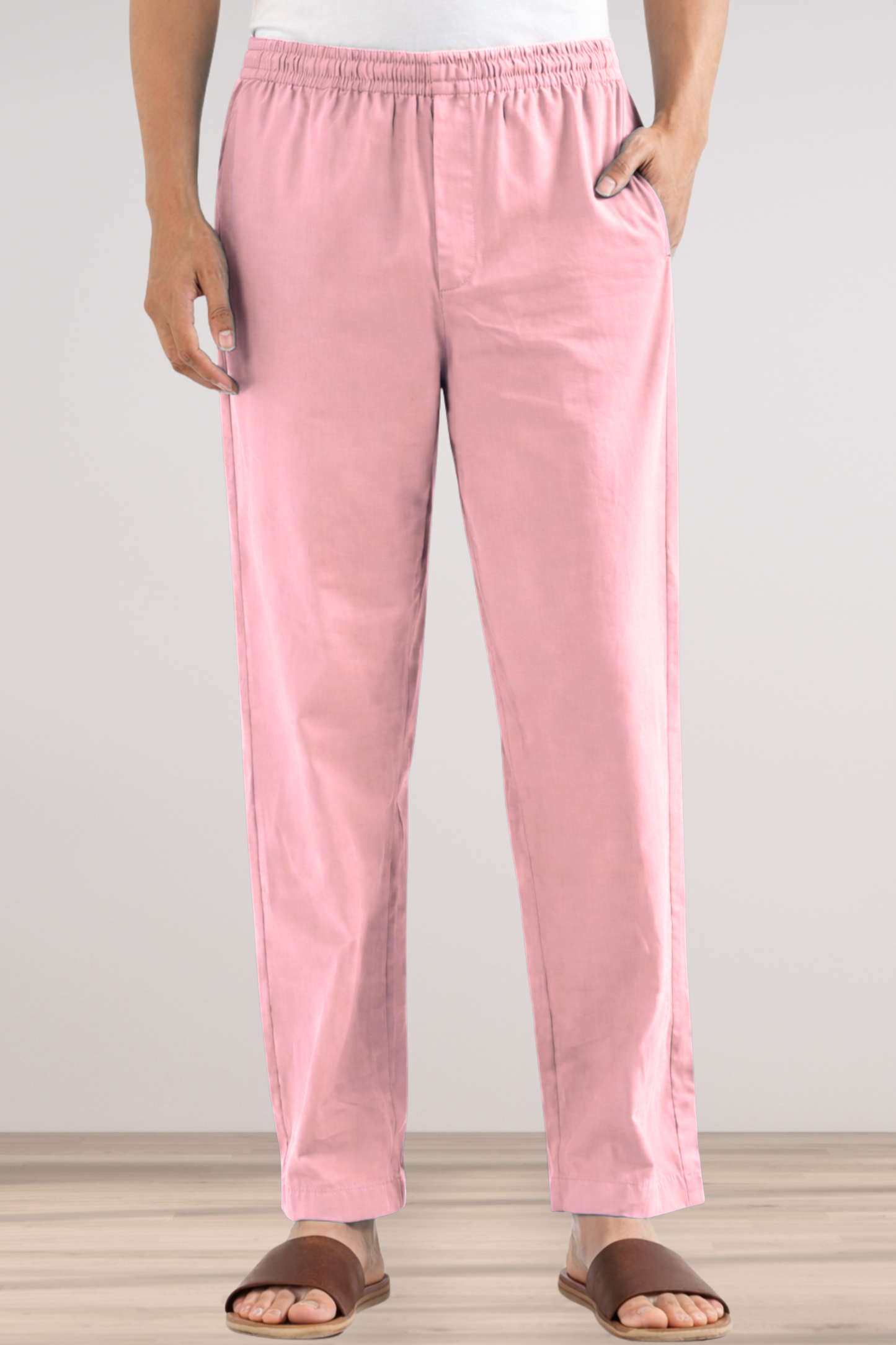 Baby Pink Cotton Pant Pajama
