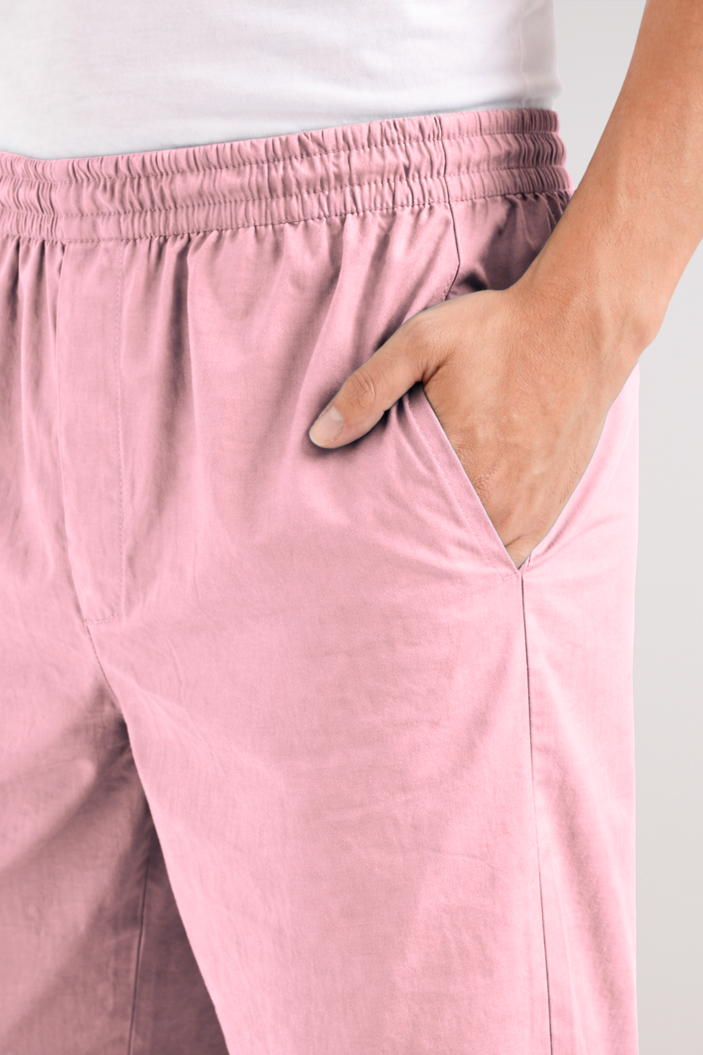 Baby Pink Cotton Pant Pajama