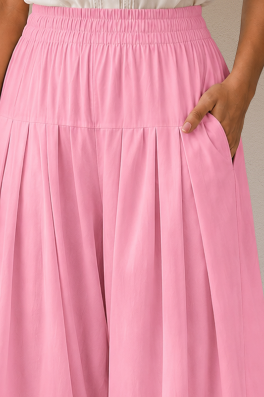 Baby Pink Rayon Farshi Salwar