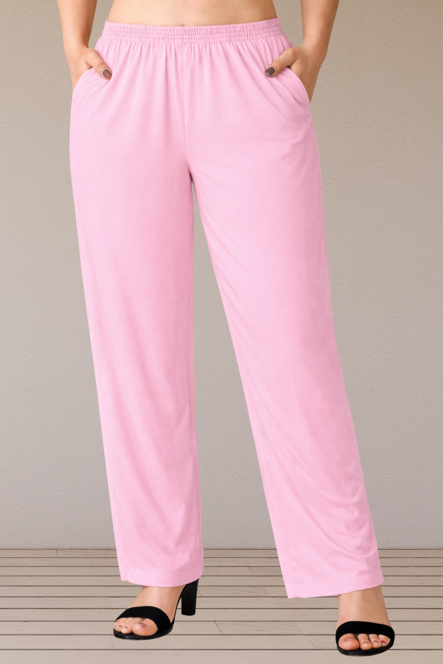 Baby Pink Rayon Kurti Pant